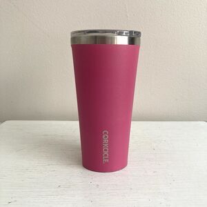 Corkcicle Pink 24oz Tumbler With Lid Triple Insulated Stainless Steel